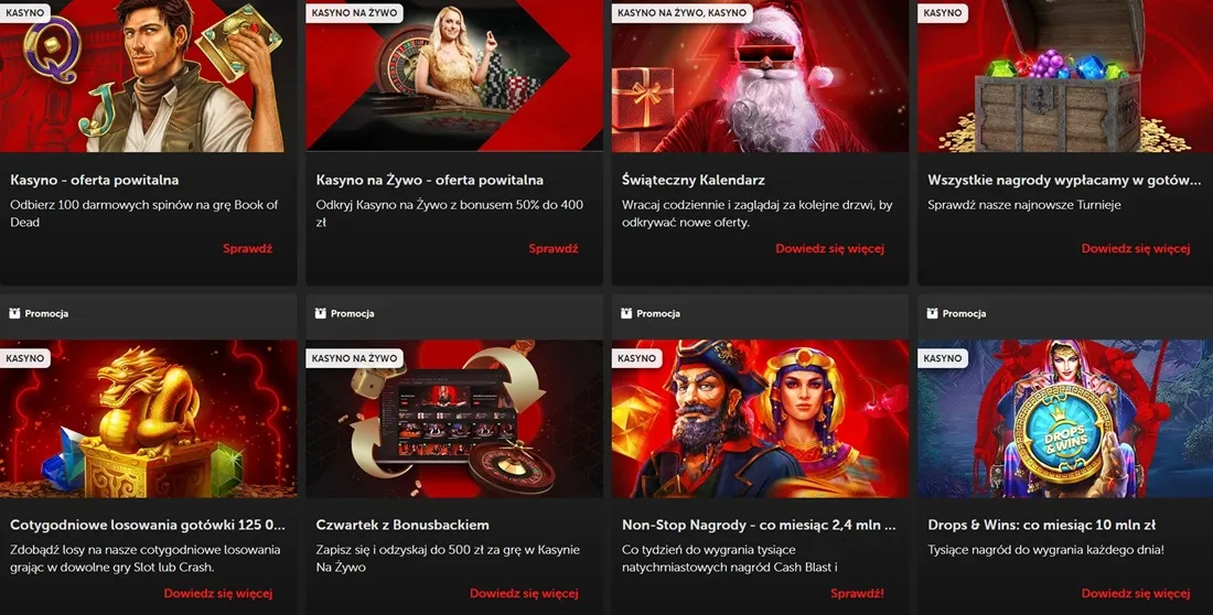 Betsafe Casino interfejs